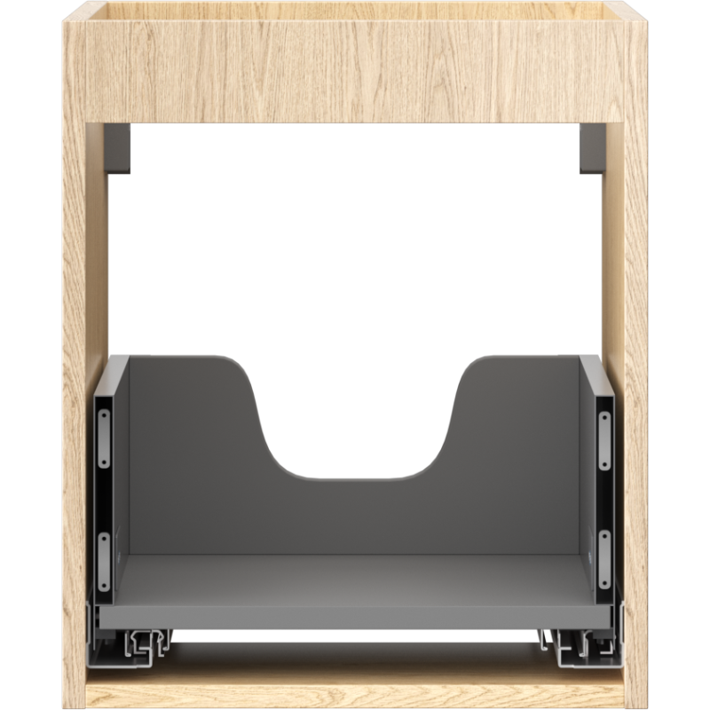 Mexen Box-A skrinka pod umývadlo 40 cm, 1 zásuvka, dub - 91AX0-0400-470-1-81