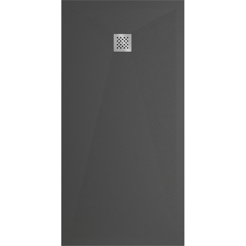 Mexen Stone+ kompozitový sprchový kút obdĺžnikový 180 x 100 cm, antracit - 44711018