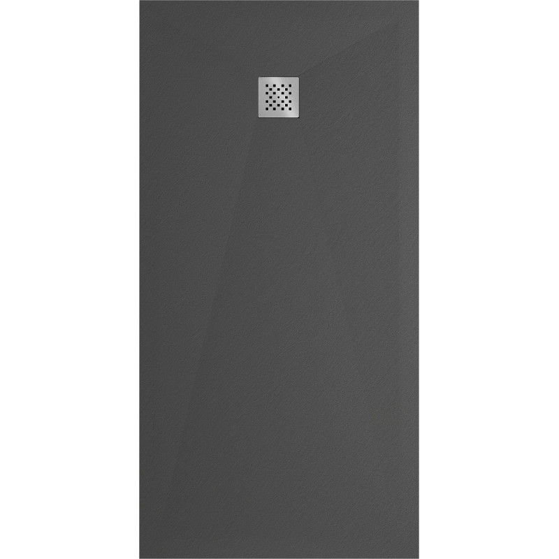Mexen Stone+ obdĺžniková sprchová vanička 180 x 100 cm, antracit - 44711018