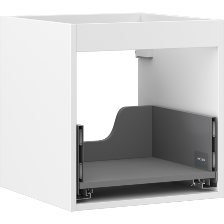 Mexen Box-A skrinka pod umývadlo 45 cm, 1 zásuvka, biely mat - 91AX0-0450-470-1-01