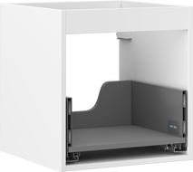 Mexen Box-A skrinka pod umývadlo 45 cm, 1 zásuvka, biely mat - 91AX0-0450-470-1-01