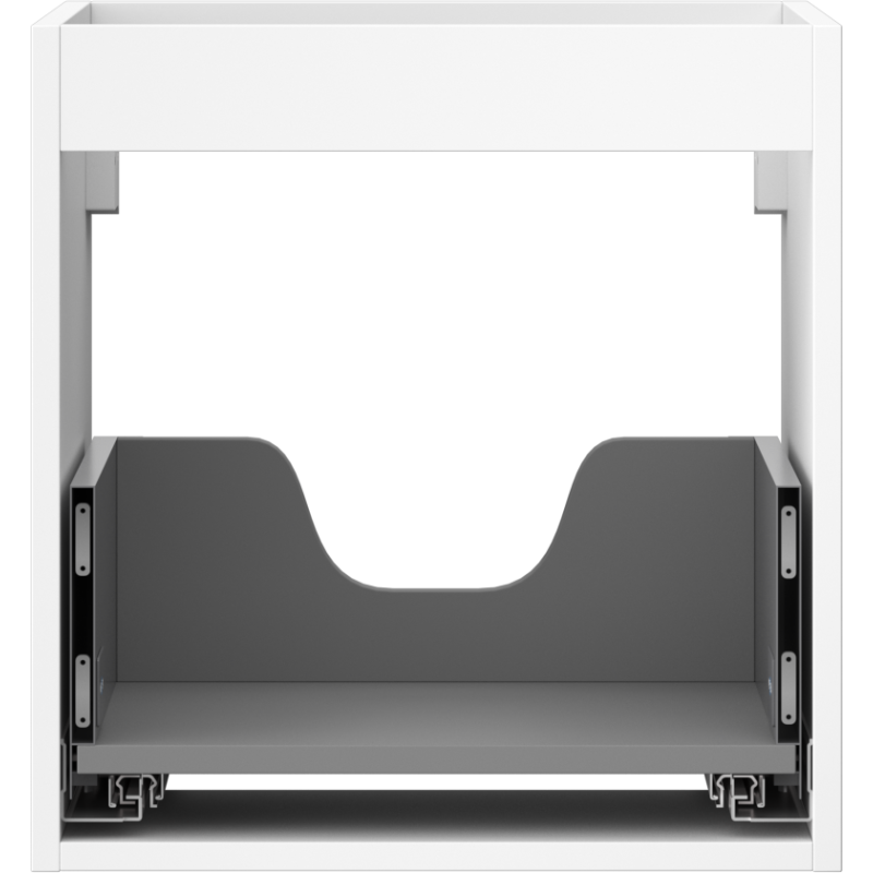 Mexen Box-A skrinka pod umývadlo 45 cm, 1 zásuvka, biely mat - 91AX0-0450-470-1-01