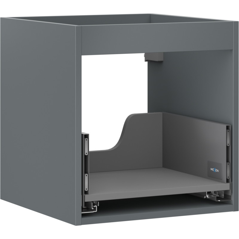 Mexen Box-A korpus skrinky pod umývadlo 45 cm, 1 zásuvka, grafit matný - 91AX0-0450-470-1-66
