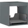 Mexen Box-A korpus skrinky pod umývadlo 45 cm, 1 zásuvka, grafit matný - 91AX0-0450-470-1-66