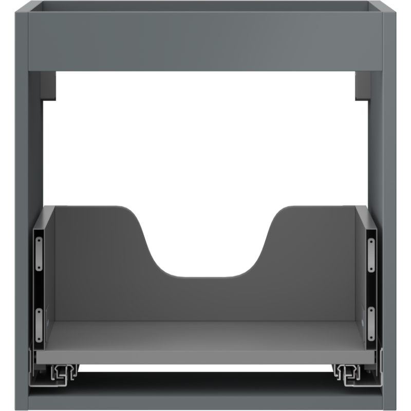 Mexen Box-A korpus skrinky pod umývadlo 45 cm, 1 zásuvka, grafit mat - 91AX0-0450-470-1-66