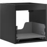 Mexen Box-A korpus skrinky pod umývadlo 45 cm, 1 zásuvka, čierny mat - 91AX0-0450-470-1-71