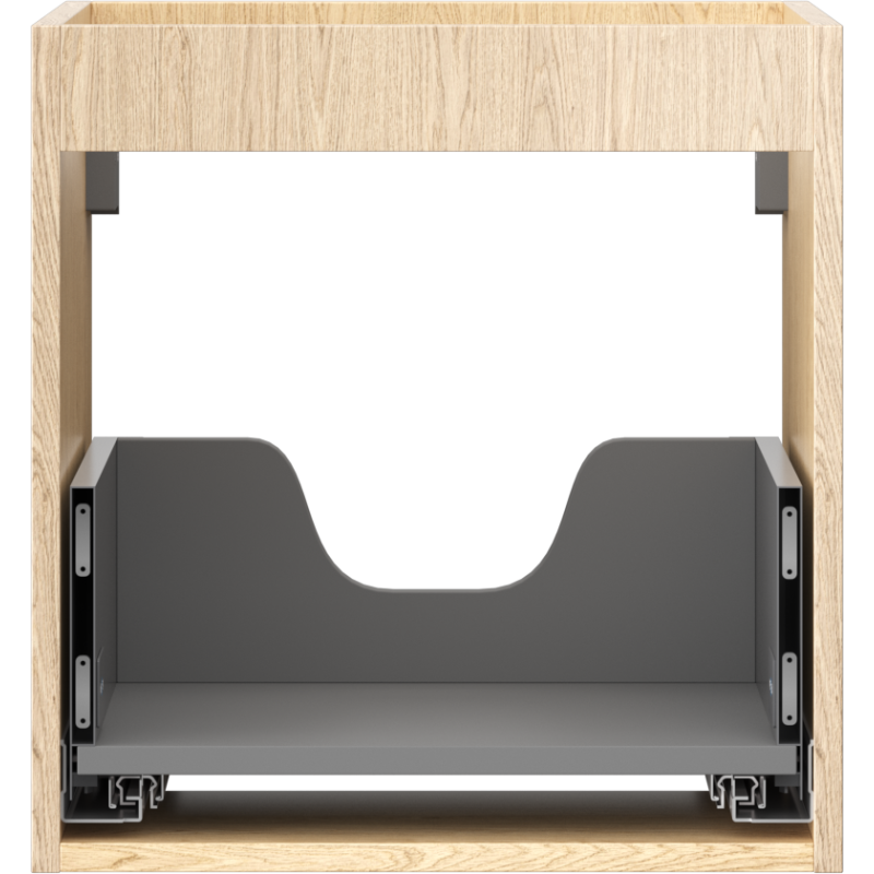 Mexen Box-A korpus skrinky pod umývadlo 45 cm, 1 zásuvka, dub - 91AX0-0450-470-1-81