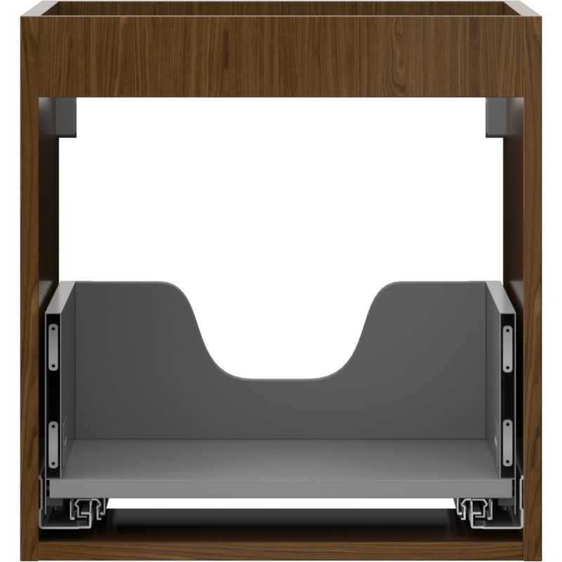 Mexen Box-A skrinka pod umývadlo 45 cm, 1 zásuvka, orech - 91AX0-0450-470-1-86