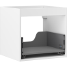 Mexen Box-A korpus skrinky pod umývadlo 50 cm, 1 zásuvka, biely mat - 91AX0-0500-470-1-01