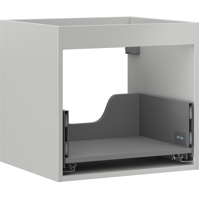Mexen Box-A korpus skrinky pod umývadlo 50 cm, 1 zásuvka, sivý mat - 91AX0-0500-470-1-62