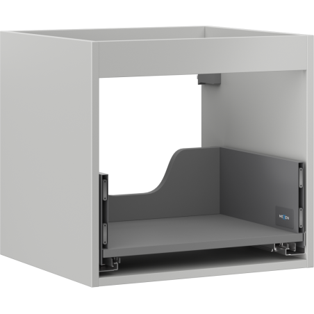 Mexen Box-A korpus skrinky pod umývadlo 50 cm, 1 zásuvka, sivý mat - 91AX0-0500-470-1-62