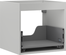 Mexen Box-A korpus skrinky pod umývadlom 50 cm, 1 zásuvka, šedý mat - 91AX0-0500-470-1-62