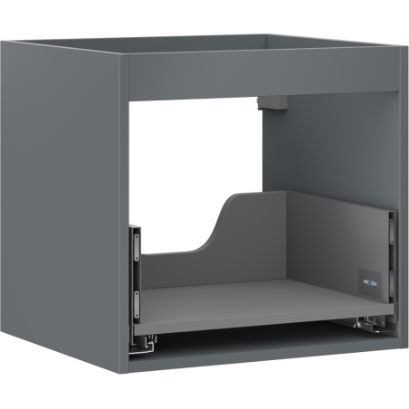 Mexen Box-A korpus skrinky pod umývadlo 50 cm, 1 zásuvka, grafit mat - 91AX0-0500-470-1-66