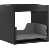 Mexen Box-A korpus skrinky pod umývadlo 50 cm, 1 zásuvka, čierny mat - 91AX0-0500-470-1-71