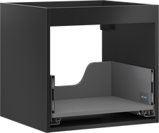 Mexen Box-A korpus skrinky pod umývadlo 50 cm, 1 zásuvka, čierny mat - 91AX0-0500-470-1-71