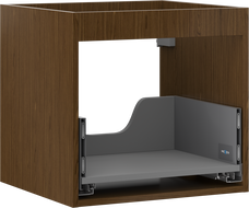 Mexen Box-A baza skrinky pod umývadlo 50 cm, 1 zásuvka, orech - 91AX0-0500-470-1-86