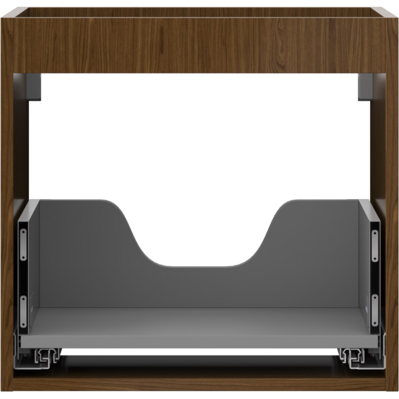 Mexen Box-A korpus skrinky pod umývadlo 50 cm, 1 zásuvka, orech - 91AX0-0500-470-1-86