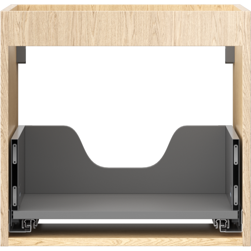 Mexen Box-A korpus skrinky pod umývadlo 50 cm, 1 zásuvka, dub - 91AX0-0500-470-1-81