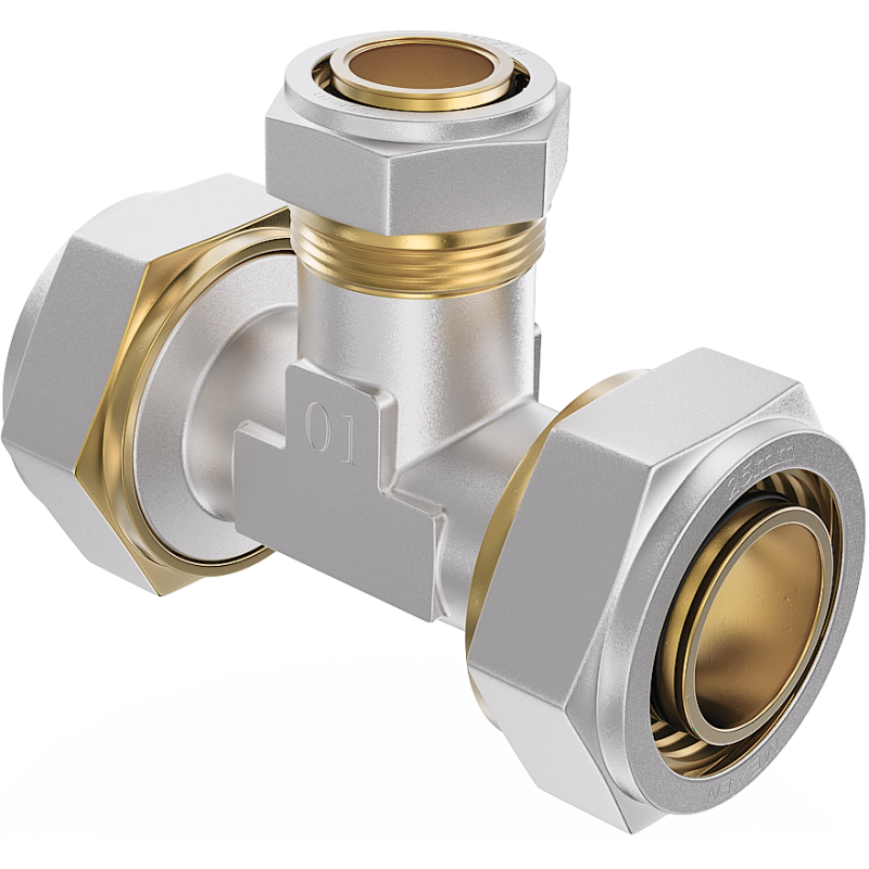 Mexen PEX-S redukčné skrutkové T-kus PEX 25 x 16 x 25 - W97231-251625-00