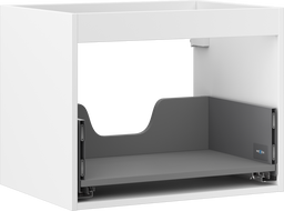 Mexen Box-A korpus skrinky pod umývadlo 60 cm, 1 zásuvka, biely mat - 91AX0-0600-470-1-01