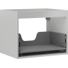 Mexen Box-A korpus skrinky pod umývadlo 60 cm, 1 zásuvka, sivý mat - 91AX0-0600-470-1-62