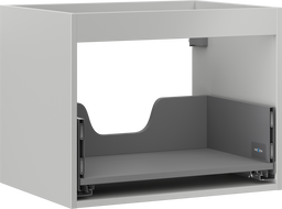 Mexen Box-A korpus skrinky pod umývadlo 60 cm, 1 zásuvka, sivý mat - 91AX0-0600-470-1-62