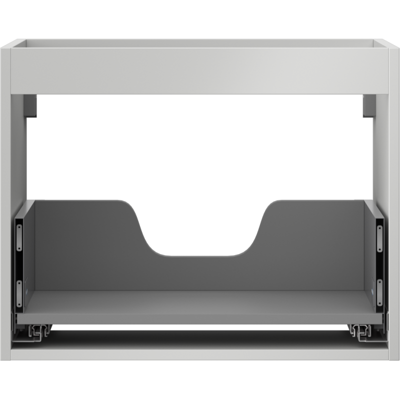 Mexen Box-A korpus skrinky pod umývadlo 60 cm, 1 zásuvka, šedý mat - 91AX0-0600-470-1-62