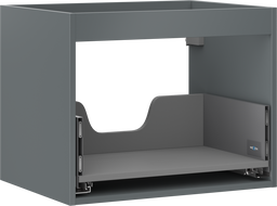 Mexen Box-A korpus skrinky pod umývadlo 60 cm, 1 zásuvka, grafit mat - 91AX0-0600-470-1-66