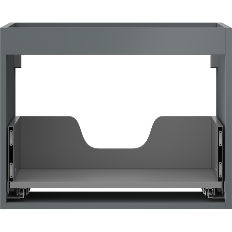 Mexen Box-A korpus skrinky pod umývadlo 60 cm, 1 zásuvka, grafit mat - 91AX0-0600-470-1-66