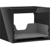 Mexen Box-A korpus skrinky pod umývadlo 60 cm, 1 zásuvka, čierny lesk - 91AX0-0600-470-1-70