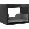 Mexen Box-A korpus skrinky pod umývadlo 60 cm, 1 zásuvka, čierny mat - 91AX0-0600-470-1-71