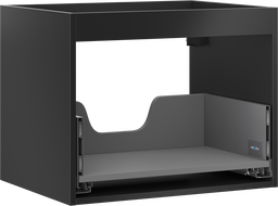 Mexen Box-A korpus skrinky pod umývadlo 60 cm, 1 zásuvka, čierny mat - 91AX0-0600-470-1-71
