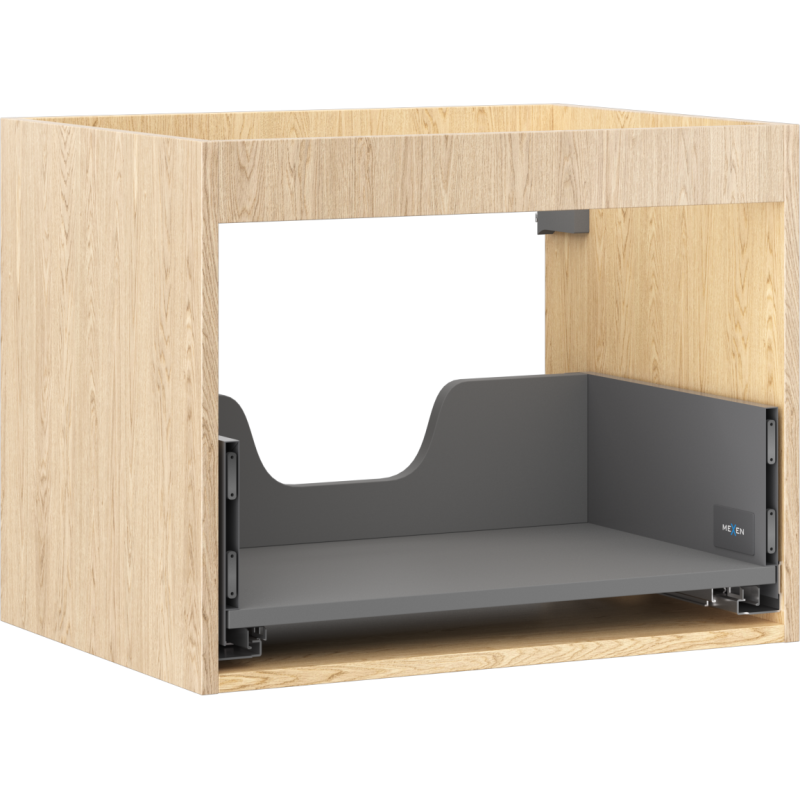 Mexen Box-A korpus kúpeľňovej skrinky pod umývadlo 60 cm, 1 zásuvka, dub - 91AX0-0600-470-1-81