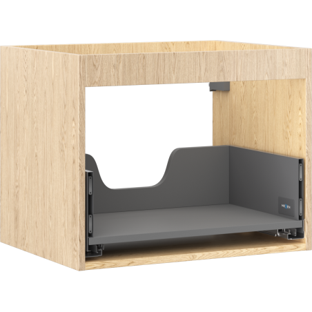 Mexen Box-A korpus kúpeľňovej skrinky pod umývadlo 60 cm, 1 zásuvka, dub - 91AX0-0600-470-1-81