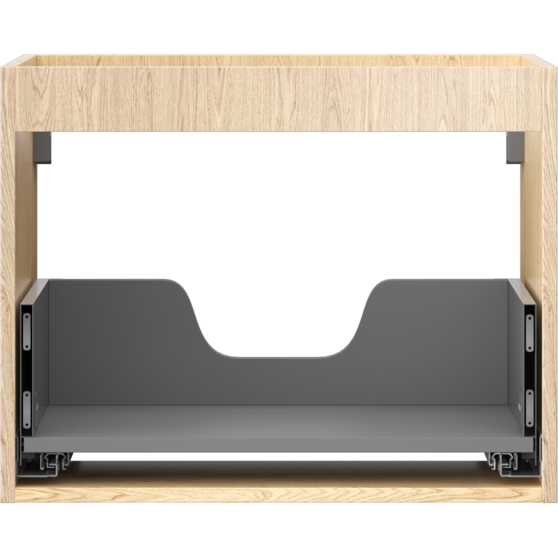 Mexen Box-A skrinka pod umývadlo 60 cm, 1 zásuvka, dub - 91AX0-0600-470-1-81