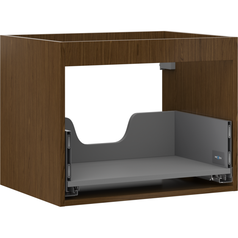 Mexen Box-A skrinka pod umývadlo 60 cm, 1 zásuvka, orech - 91AX0-0600-470-1-86