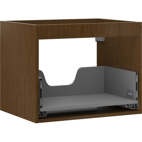 Mexen Box-A skrinka pod umývadlo 60 cm, 1 zásuvka, orech - 91AX0-0600-470-1-86