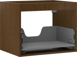 Mexen Box-A korpus skrinky pod umývadlo 60 cm, 1 zásuvka, orech - 91AX0-0600-470-1-86