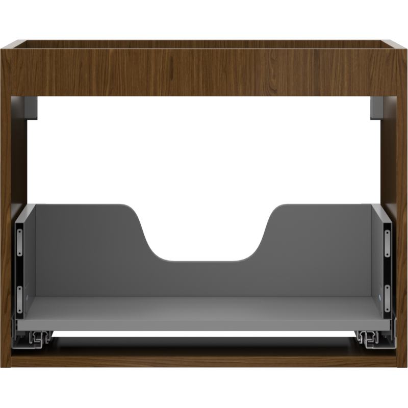 Mexen Box-A skrinka pod umývadlo 60 cm, 1 zásuvka, orech - 91AX0-0600-470-1-86