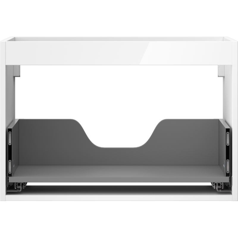 Mexen Box-A korpus skrinky pod umývadlo 70 cm, 1 zásuvka, biely lesk - 91AX0-0700-470-1-00