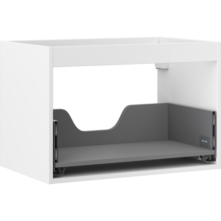 Mexen Box-A korpus skrinky pod umývadlo 70 cm, 1 zásuvka, biela matná - 91AX0-0700-470-1-01