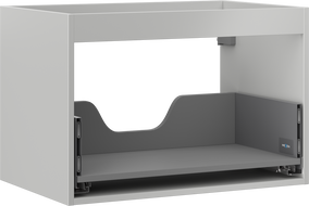 Mexen Box-A korpus skrinky pod umývadlo 70 cm, 1 zásuvka, šedý mat - 91AX0-0700-470-1-62