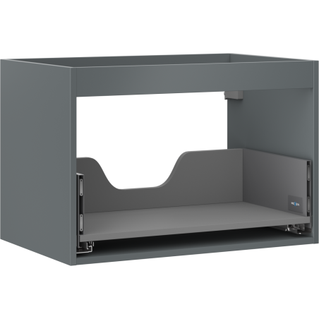 Mexen Box-A korpus skrinky pod umývadlo 70 cm, 1 zásuvka, grafit matný - 91AX0-0700-470-1-66