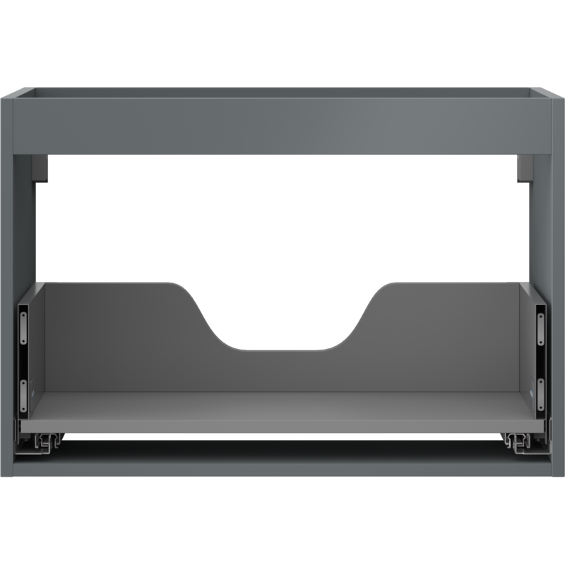 Mexen Box-A korpus skrinky pod umývadlo 70 cm, 1 zásuvka, matný grafit - 91AX0-0700-470-1-66