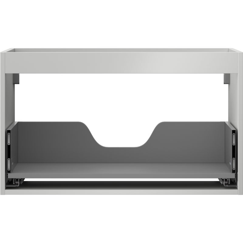Mexen Box-A korpus skrinky pod umývadlo 80 cm, 1 zásuvka, sivý mat - 91AX0-0800-470-1-62