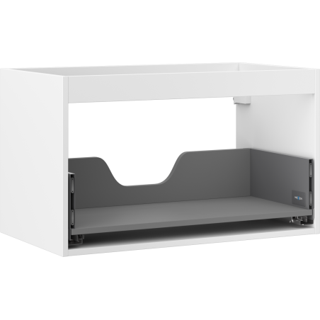 Mexen Box-A korpus skrinky pod umývadlo 80 cm, 1 zásuvka, biely mat - 91AX0-0800-470-1-01