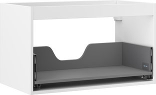 Mexen Box-A korpus skrinky pod umývadlo 80 cm, 1 zásuvka, biely mat - 91AX0-0800-470-1-01