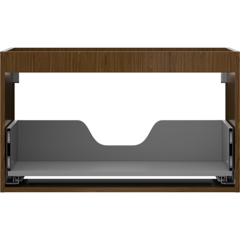 Mexen Box-A korpus skrinky pod umývadlo 80 cm, 1 zásuvka, orech - 91AX0-0800-470-1-86