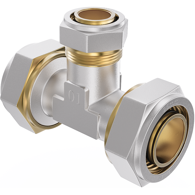 Mexen PEX-S redukčná závitová tvarovka PEX 32 x 25 x 32 - W97231-322532-00