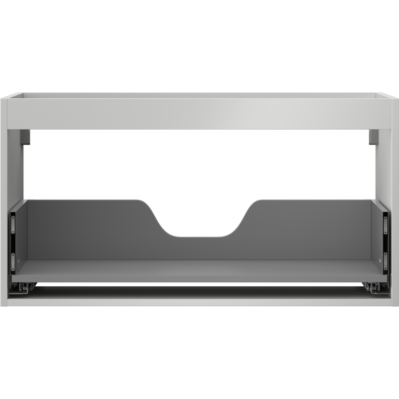 Mexen Box-A korpus skrinky pod umývadlo 90 cm, 1 zásuvka, sivý mat - 91AX0-0900-470-1-62